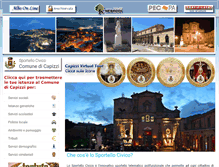 Tablet Screenshot of comune.capizzi.me.it